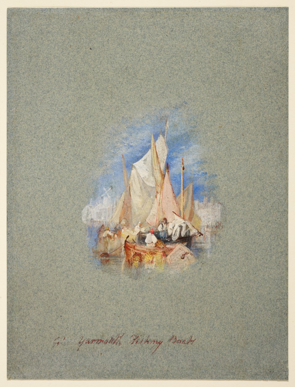 Barche da pesca di Great Yarmouth da Joseph Mallord William Turner