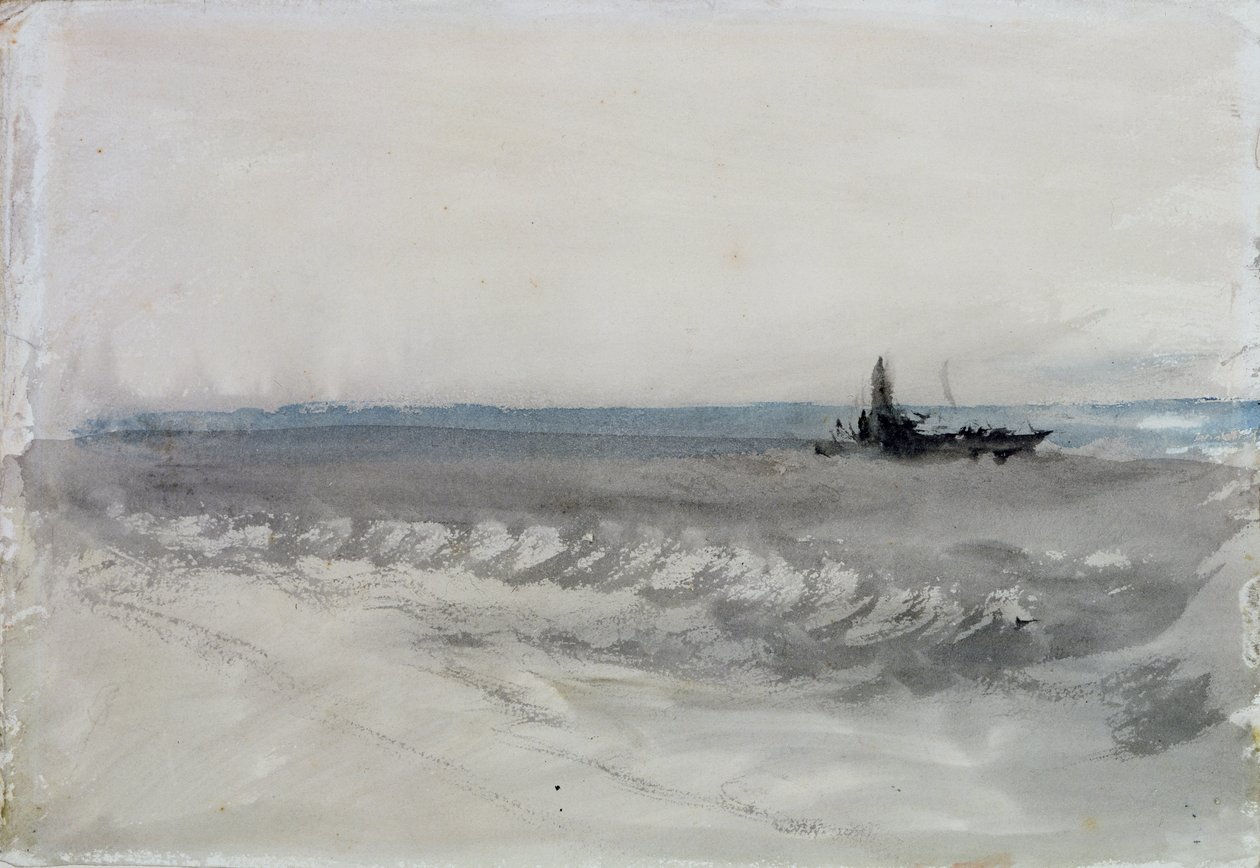 Mare Grigio, Barca che Corre a Riva, c.1840 da Joseph Mallord William Turner