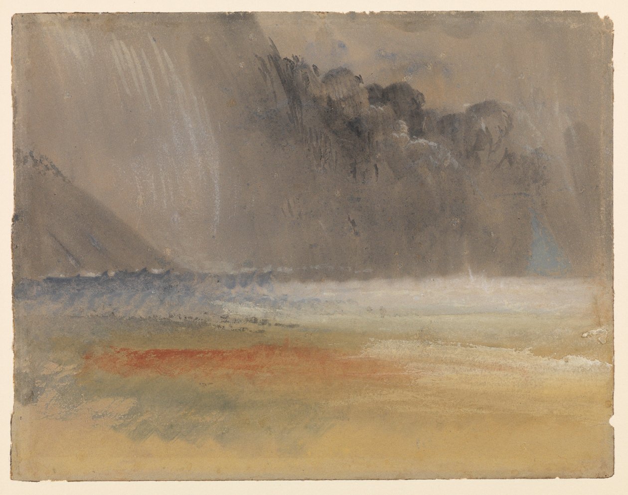 Nube temporalesca accumulata su mare e terra, 1835 - 1840 circa da Joseph Mallord William Turner
