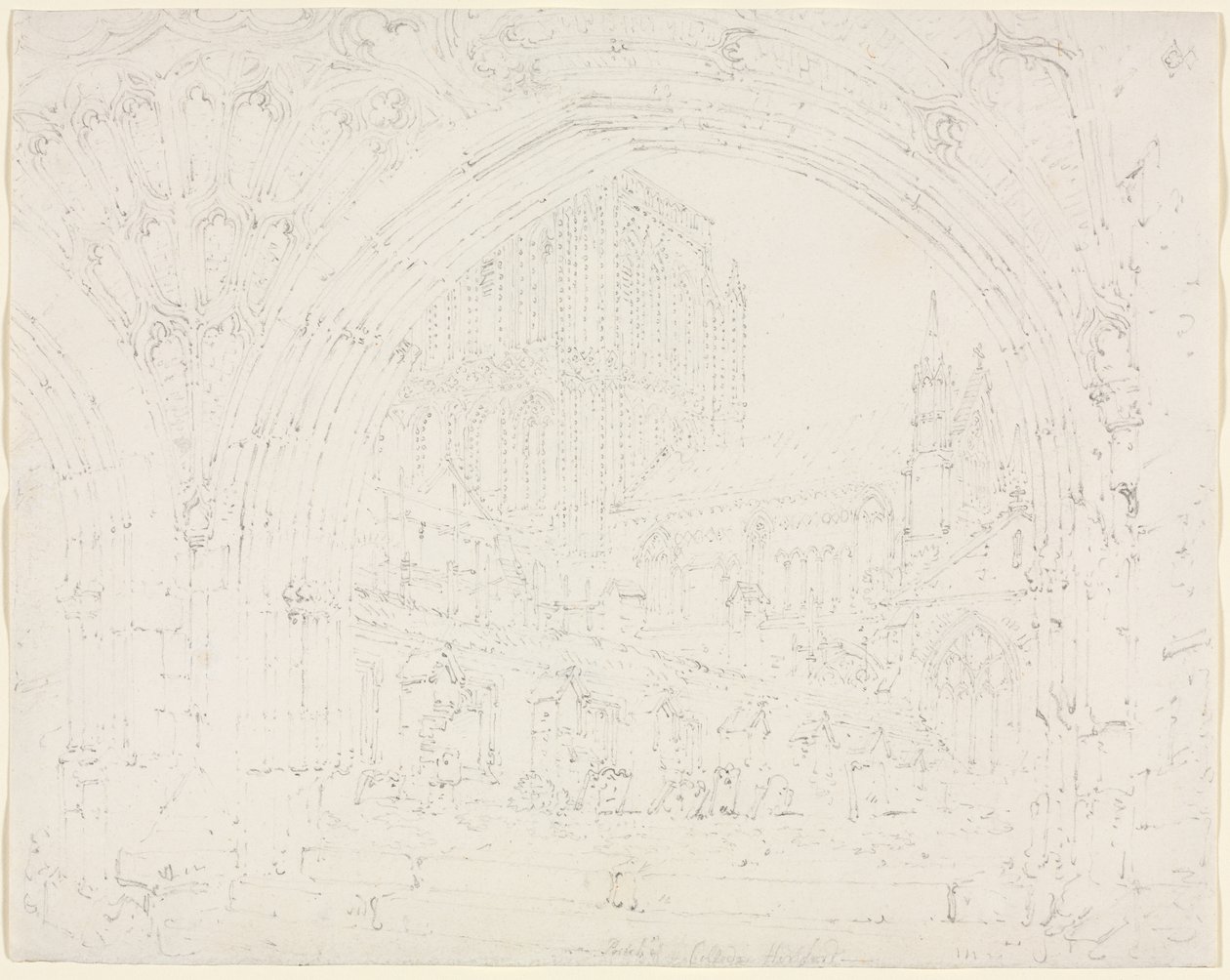 Cattedrale di Hereford da Joseph Mallord William Turner
