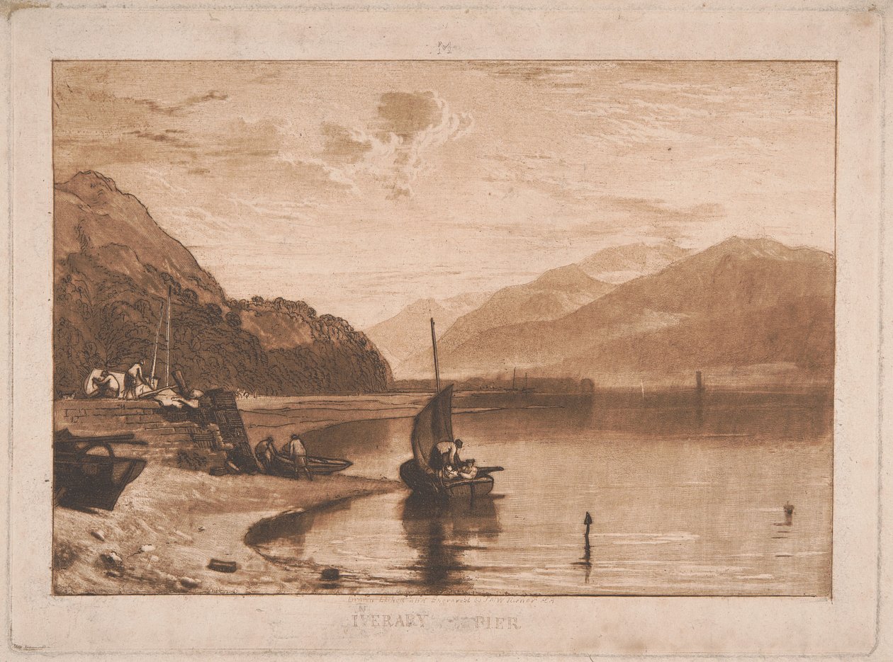 Molo di Inverary, Loch Fyne, mattina da Joseph Mallord William Turner