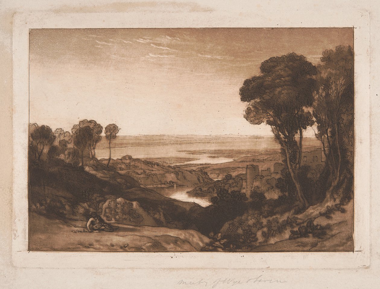 Confluenza tra il Severn e il Wye da Joseph Mallord William Turner
