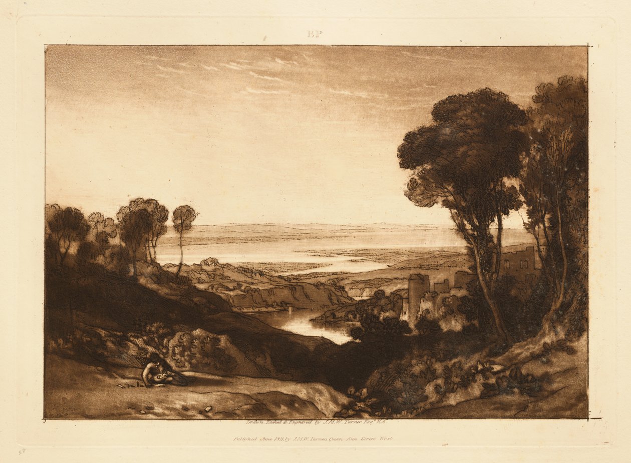 Confluenza del Severn e del Wye da Joseph Mallord William Turner