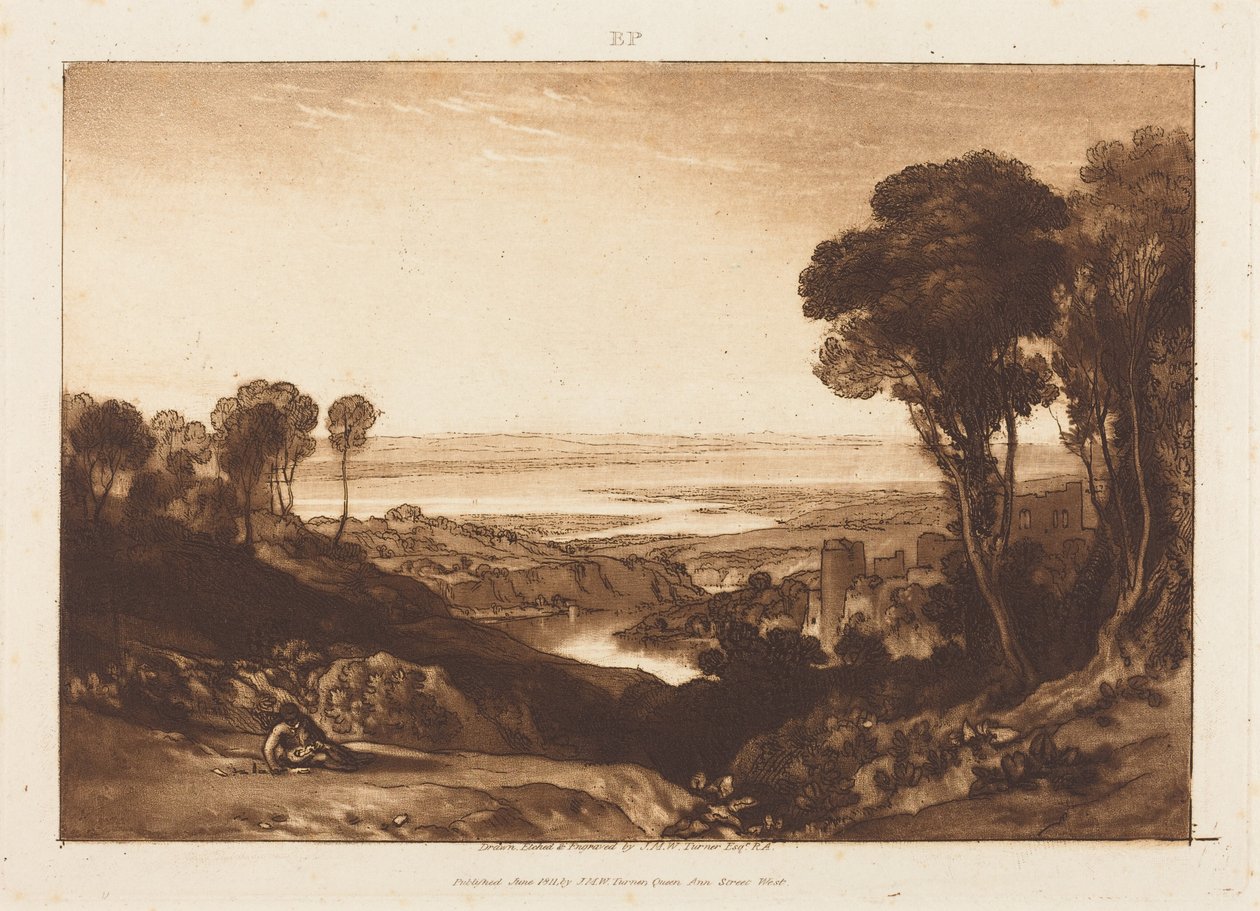Confluenza del Severn e del Wye da Joseph Mallord William Turner