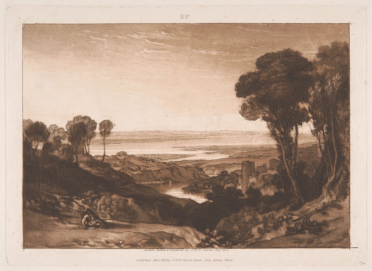 Confluenza del Severn e del Wye da Joseph Mallord William Turner