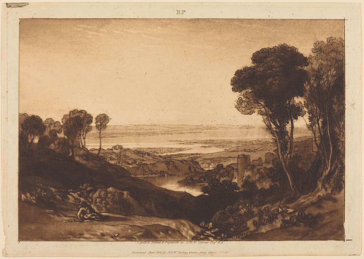 Confluenza del Severn e del Wye da Joseph Mallord William Turner