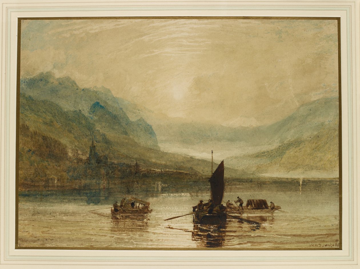 Lago di Brienz, chiaro di luna da Joseph Mallord William Turner