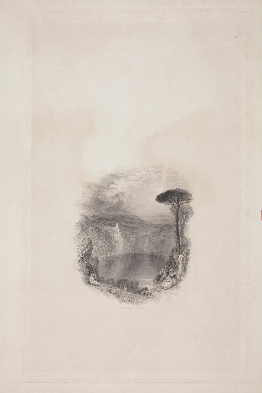 Lago di Nemi da Joseph Mallord William Turner