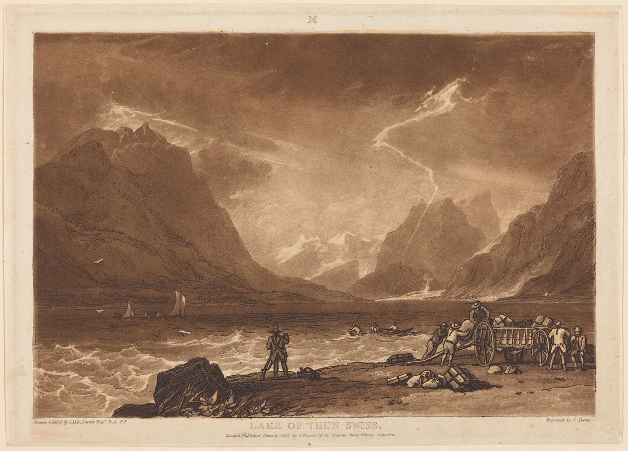 Lago di Thun da Joseph Mallord William Turner