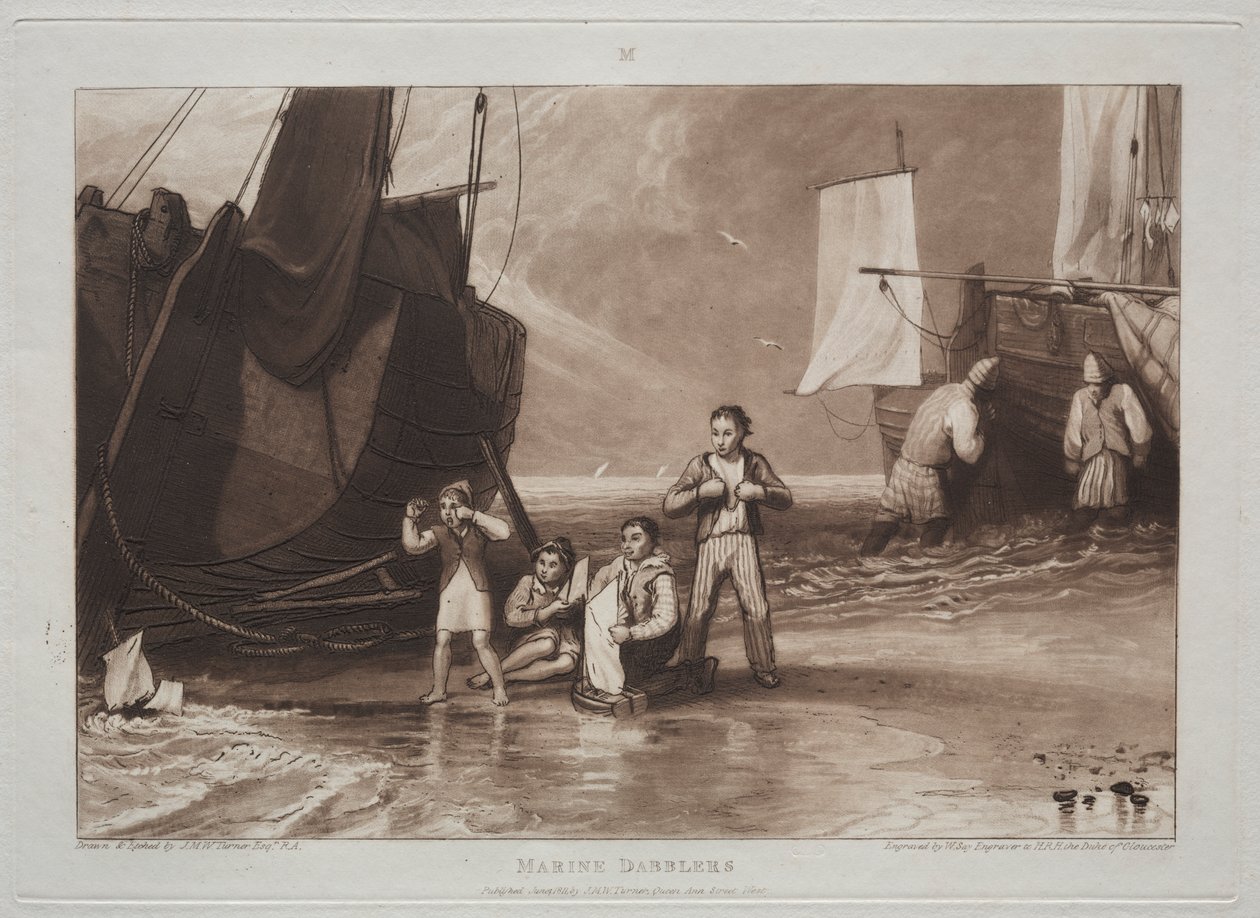 Liber Studiorum: Dilettanti marini da Joseph Mallord William Turner