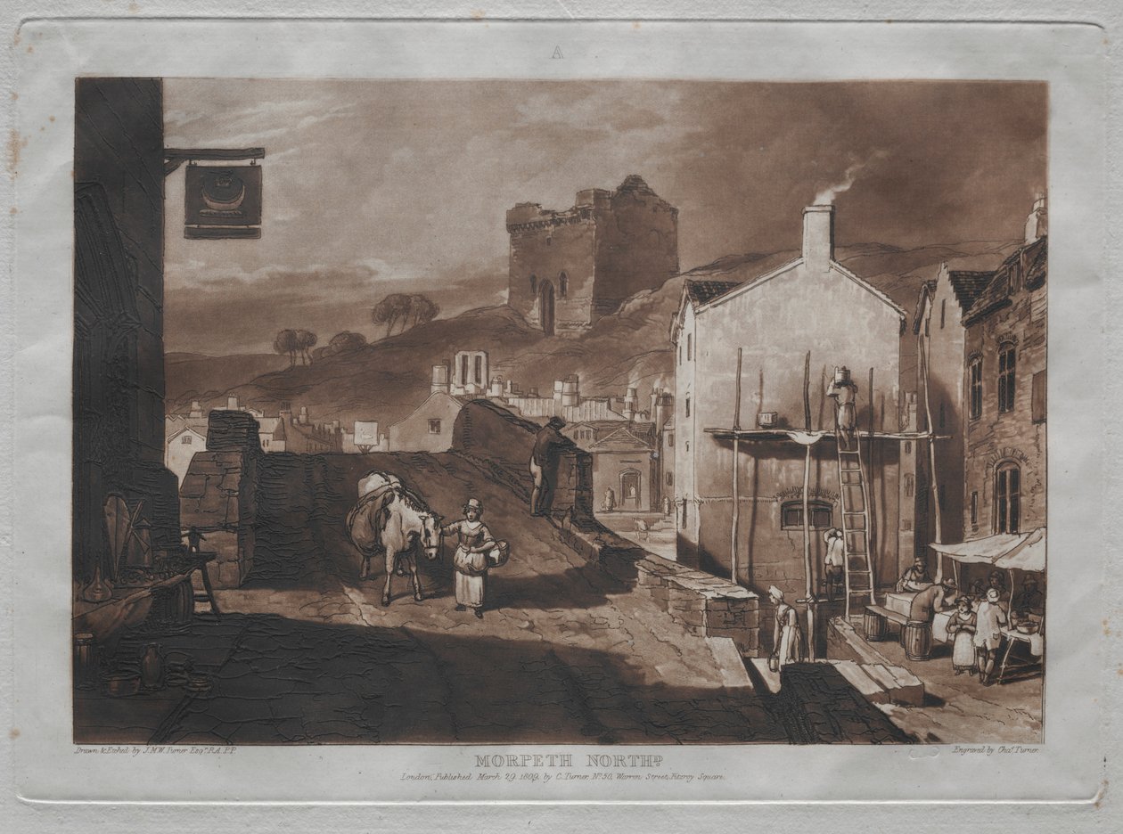 Liber Studiorum: Morpeth North da Joseph Mallord William Turner