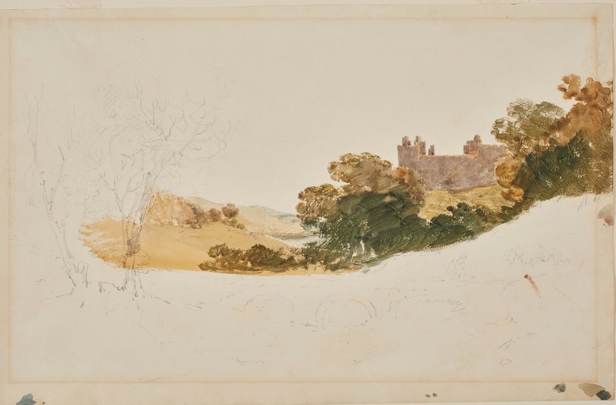Palazzo di Linlithgow, Scozia da Joseph Mallord William Turner