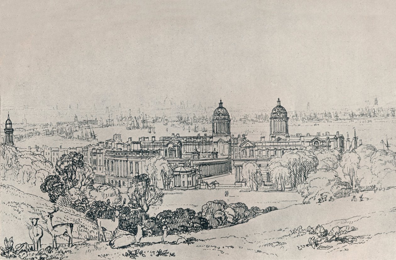 Londra dal Greenwich Park, c1809, 1923 da Joseph Mallord William Turner