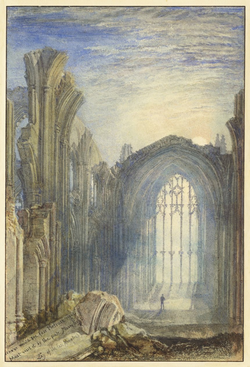 Abbazia di Melrose da Joseph Mallord William Turner