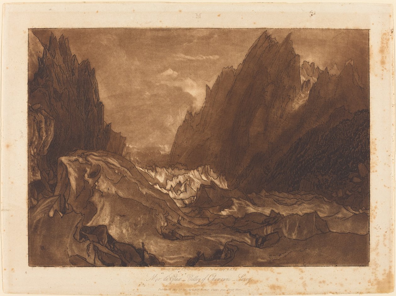 Mer de Glace da Joseph Mallord William Turner