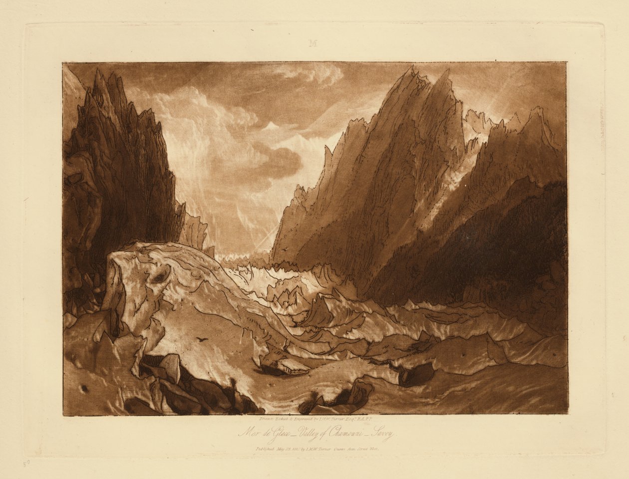 Mer de Glace da Joseph Mallord William Turner