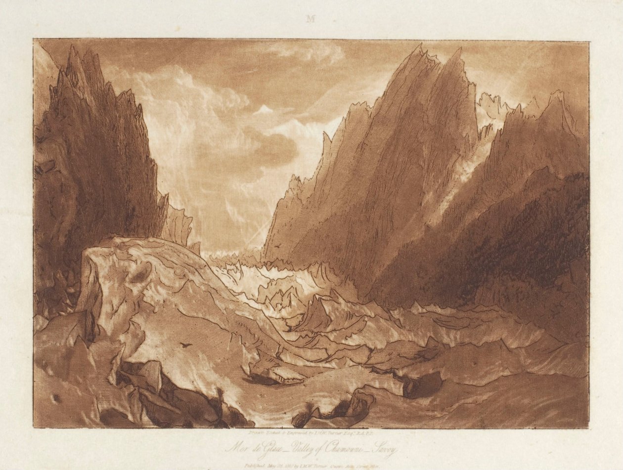 Mer de Glace da Joseph Mallord William Turner