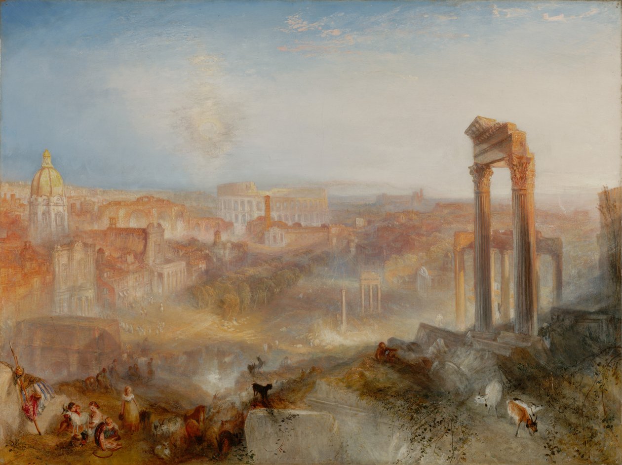 Modern Rome - Campo Vaccino da Joseph Mallord William Turner