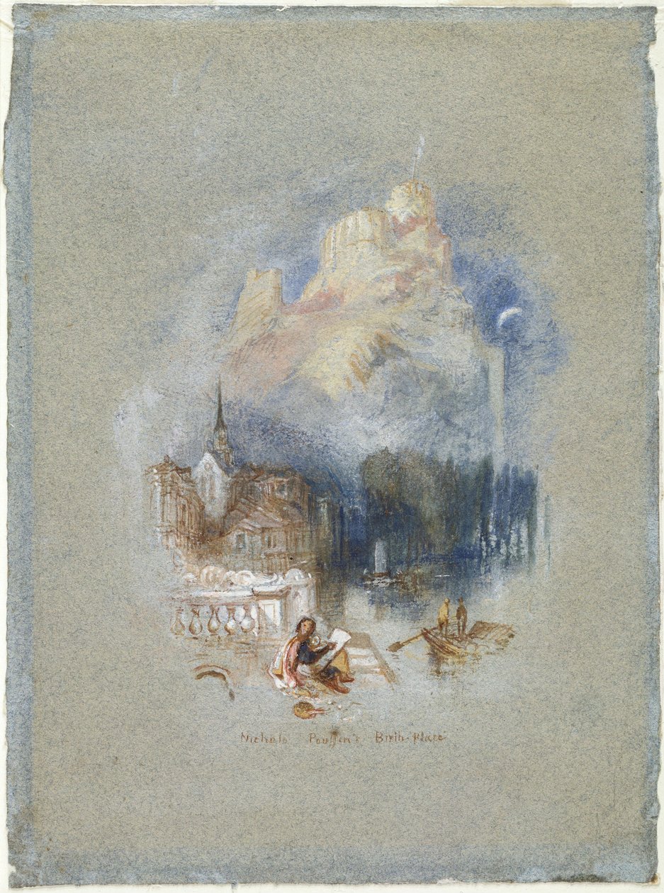 Luogo di nascita di Nicolas Poussin da Joseph Mallord William Turner