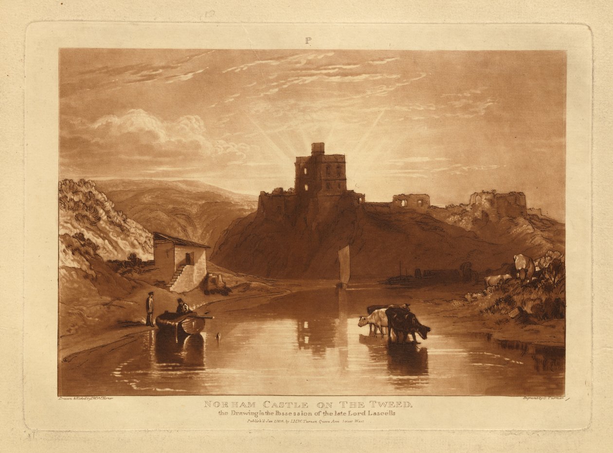 Castello di Norham da Joseph Mallord William Turner