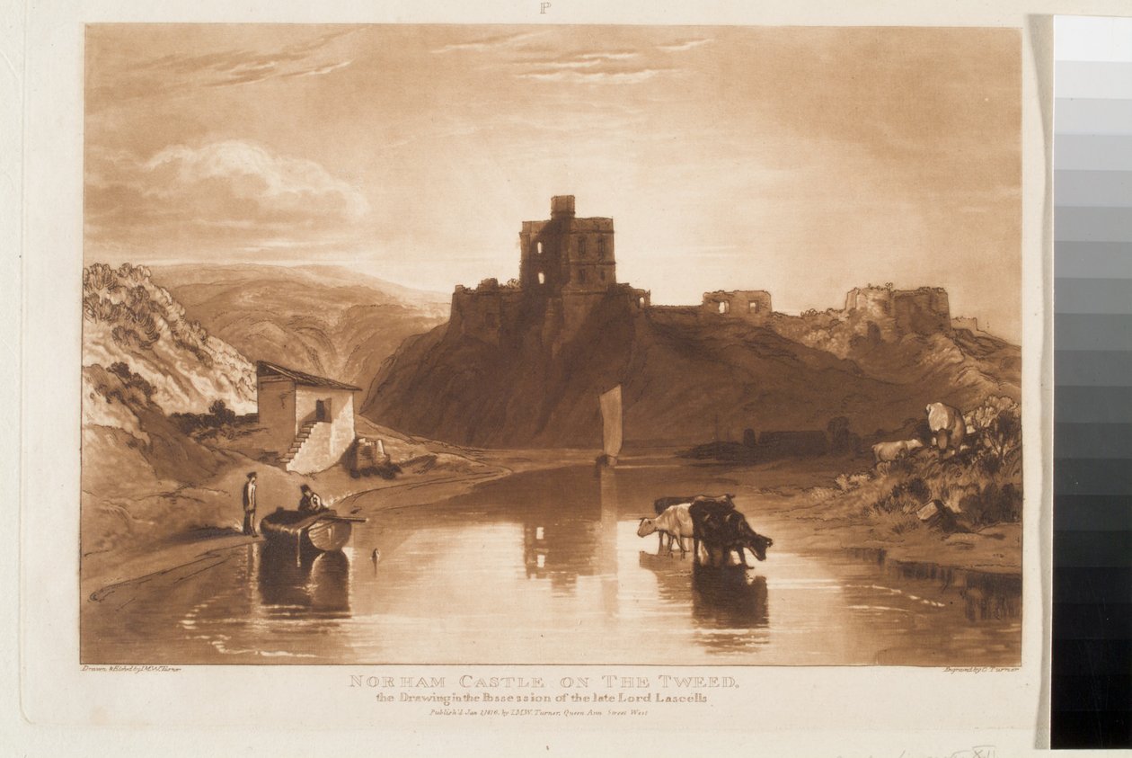 Castello di Norham, 1 gennaio da Joseph Mallord William Turner