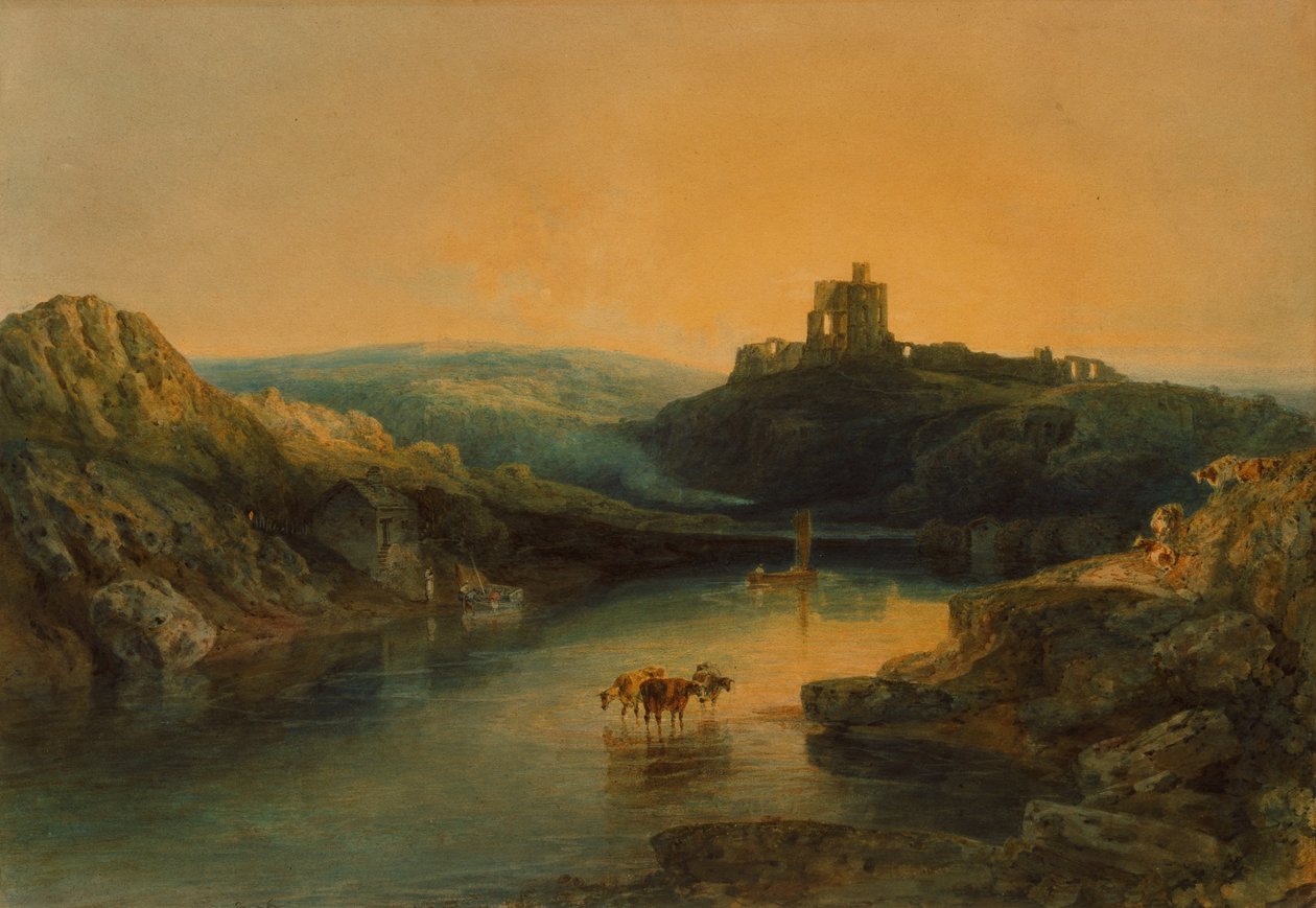 Castello di Norham: Mattina, c.1797 da Joseph Mallord William Turner