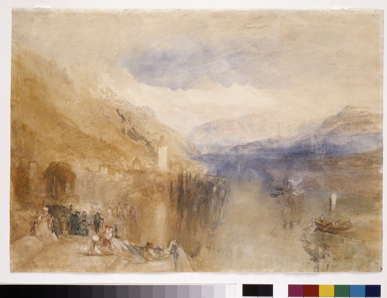 Oberhofen, Lago di Thun da Joseph Mallord William Turner