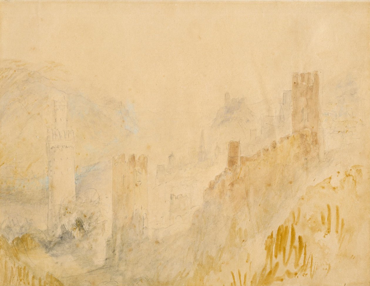 Oberwesel sul Reno da Joseph Mallord William Turner