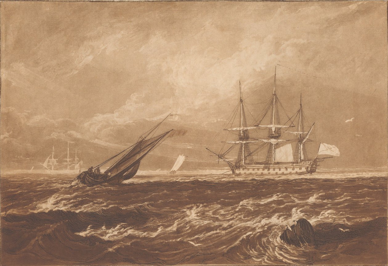 Schizzo originale di un dipinto per W. Leader, Esq. da Joseph Mallord William Turner