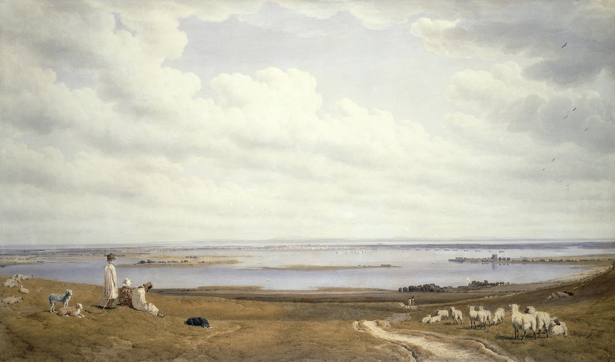 Portsmouth Harbour da Portsdown Hill da Joseph Mallord William Turner