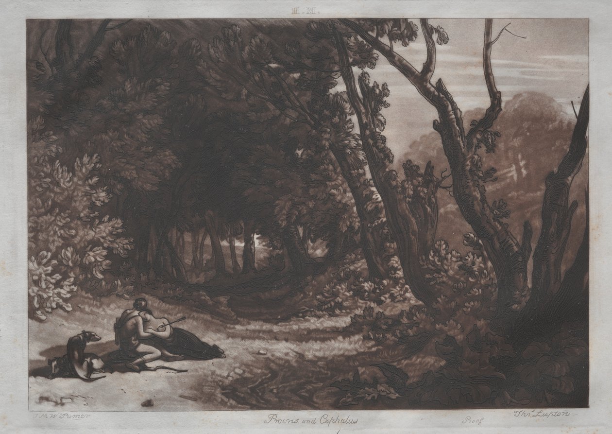 Procri e Cefalo da Joseph Mallord William Turner