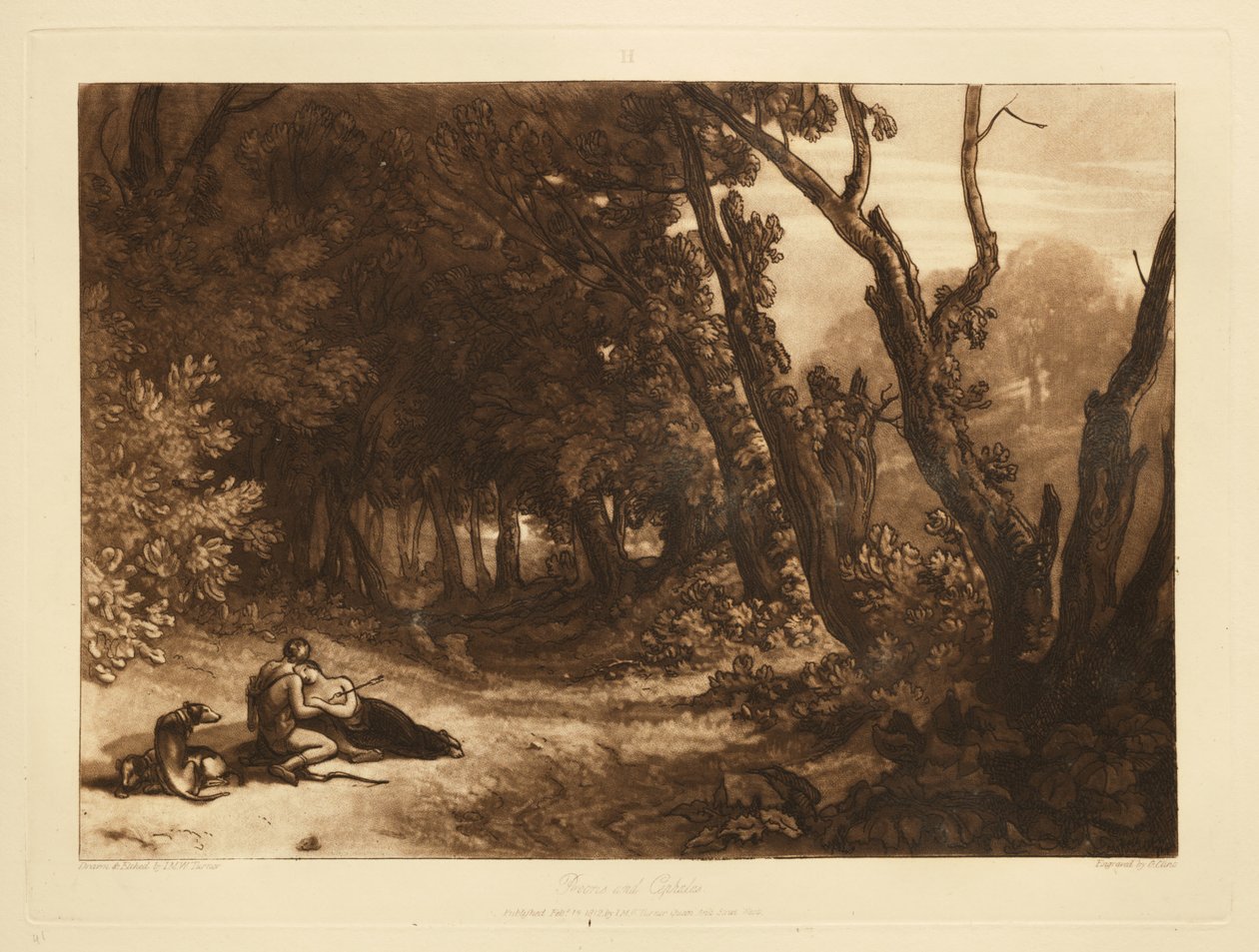 Procri e Cefalo da Joseph Mallord William Turner