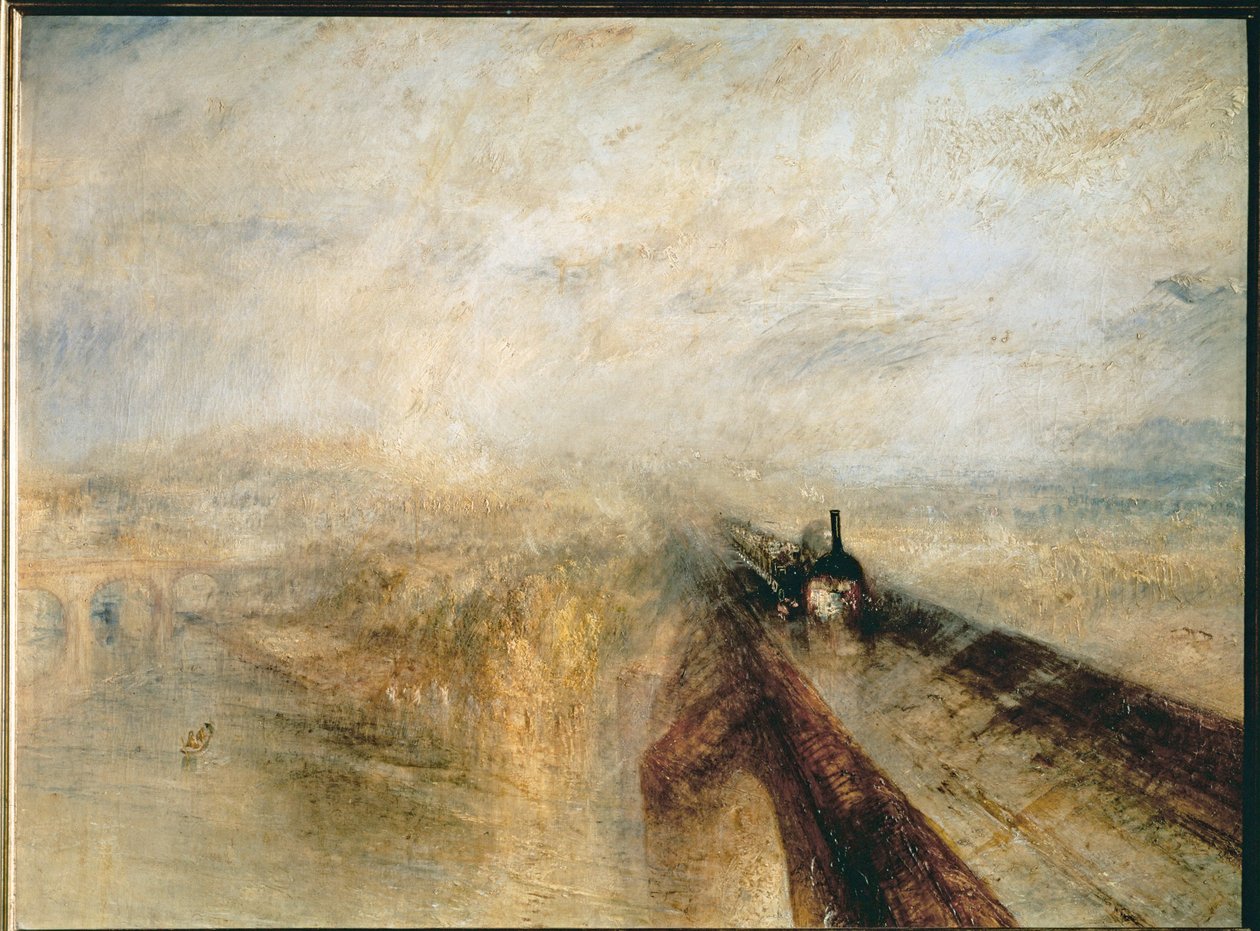 Pioggia, vapore e velocità, prima del 1844 (olio su tela) da Joseph Mallord William Turner