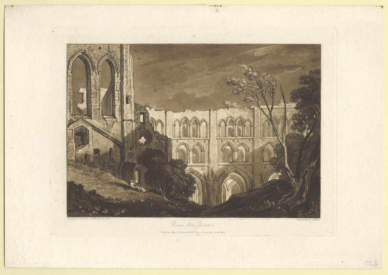 Abbazia di Rivaux da Joseph Mallord William Turner