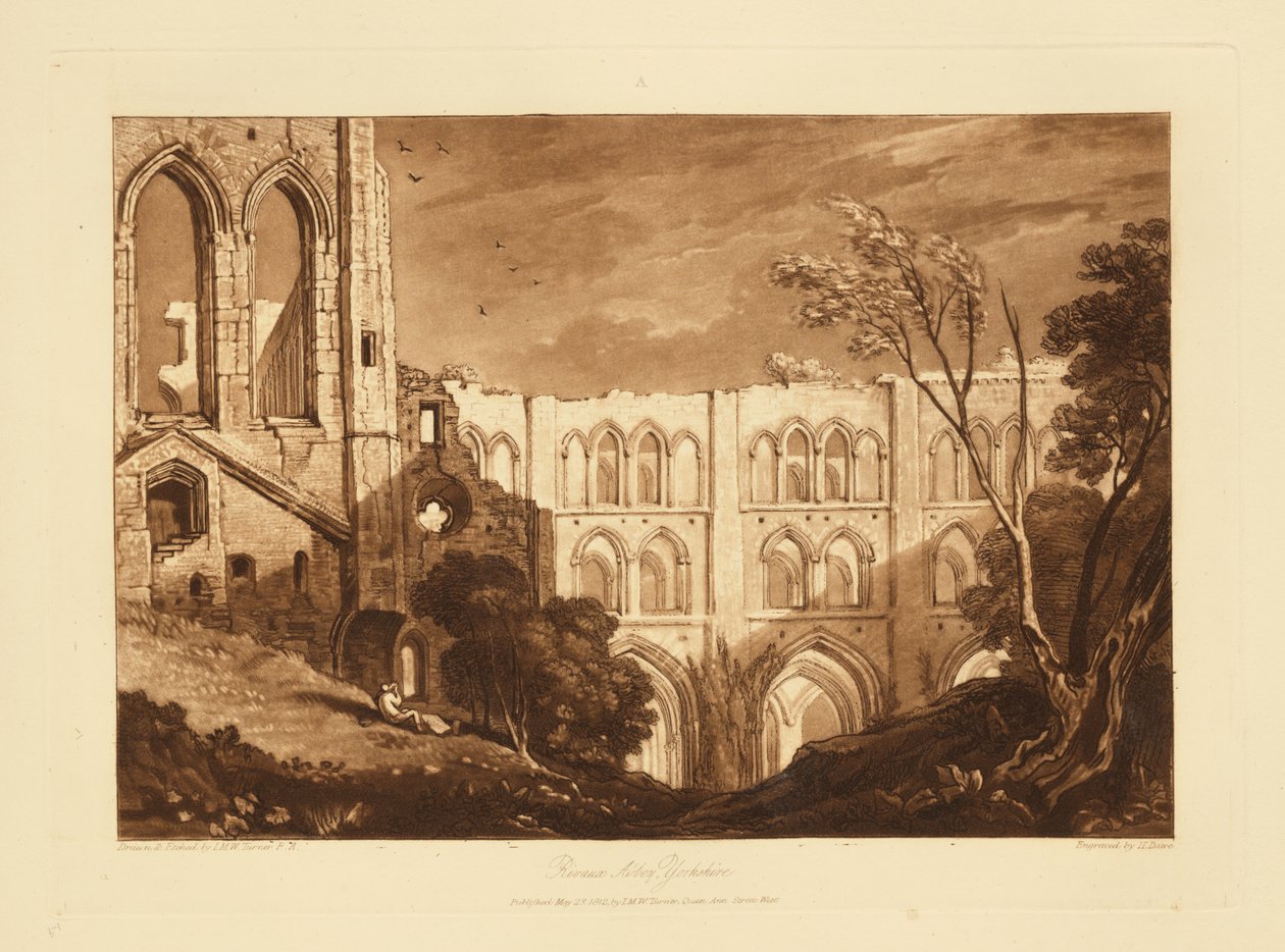 Abbazia di Rievaulx da Joseph Mallord William Turner