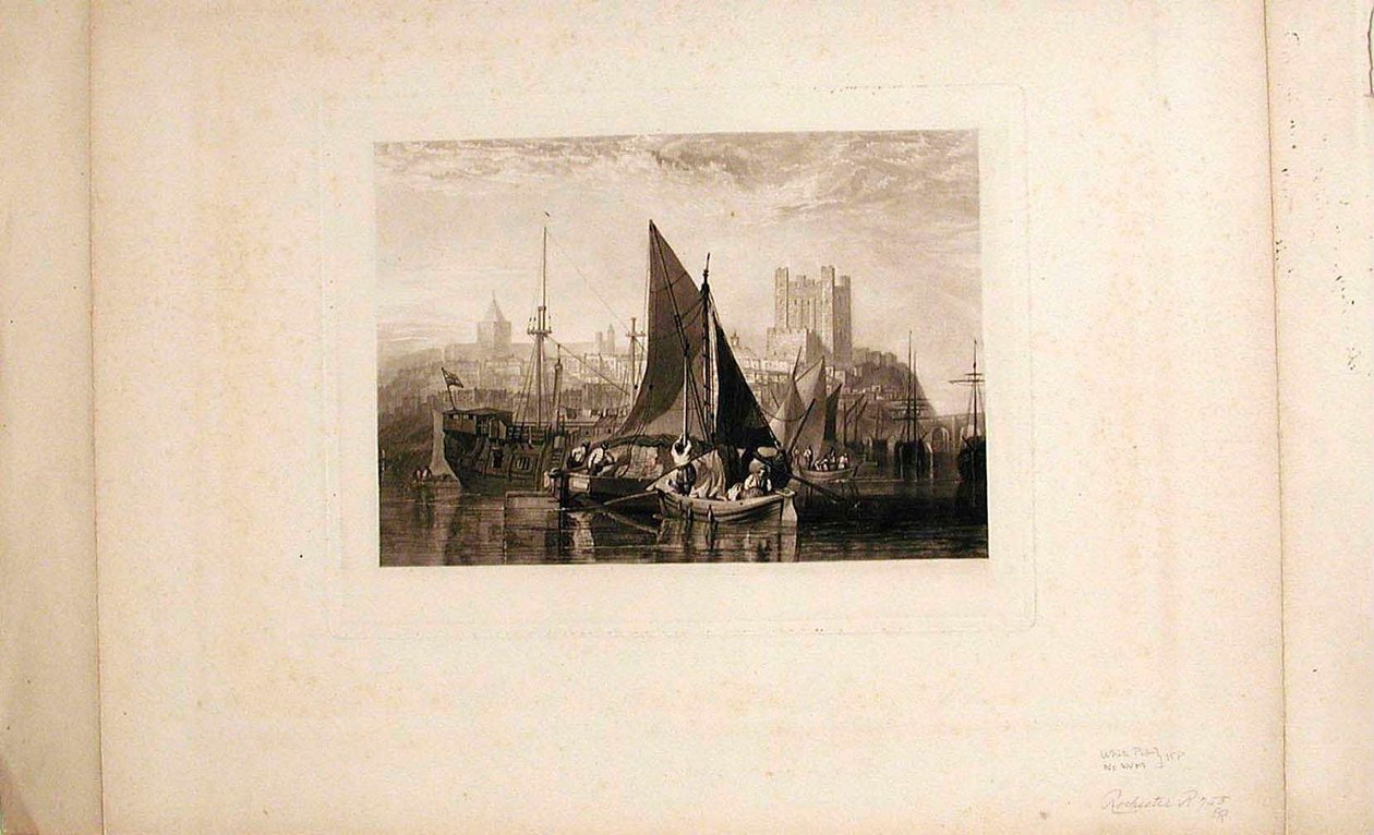 Rochester sul fiume Medway da Joseph Mallord William Turner