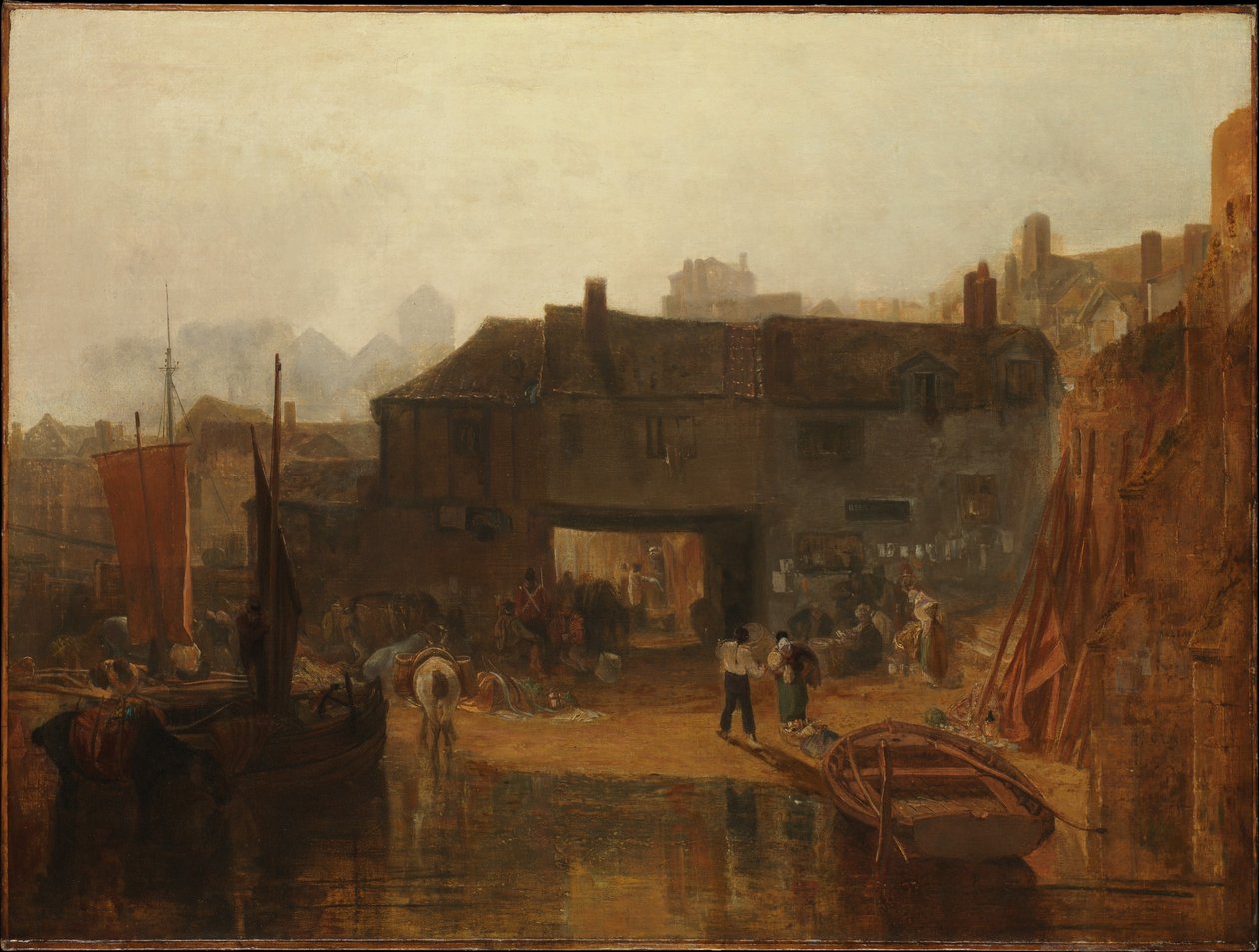 Saltash e il traghetto, Cornovaglia da Joseph Mallord William Turner