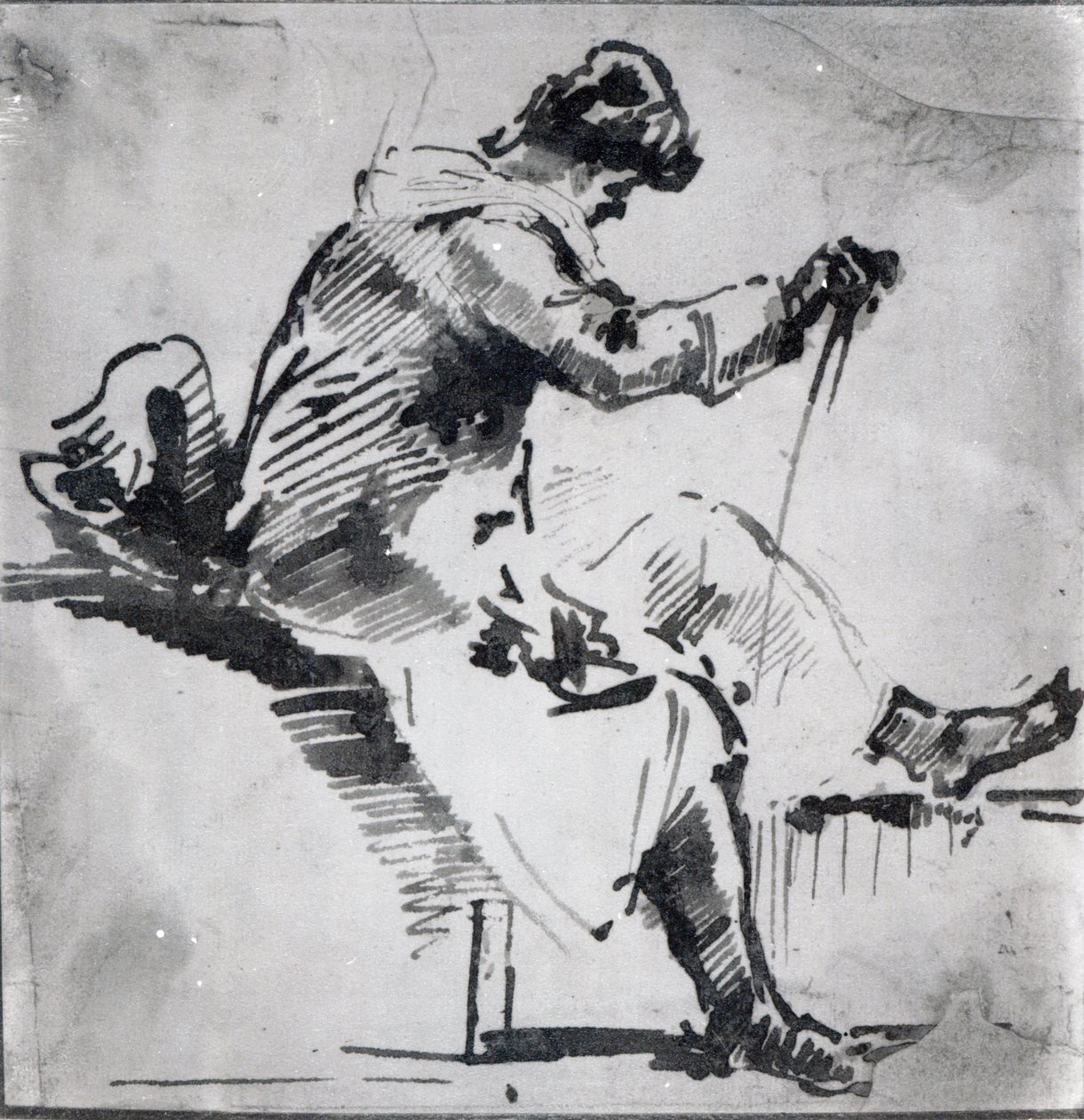 Uomo seduto da Joseph Mallord William Turner