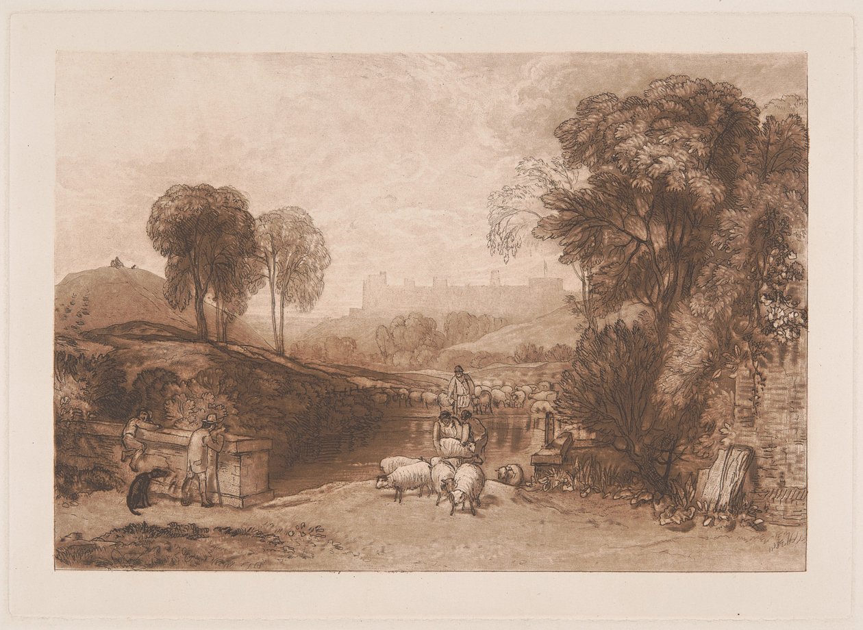Lavaggio delle pecore, Windsor da Joseph Mallord William Turner