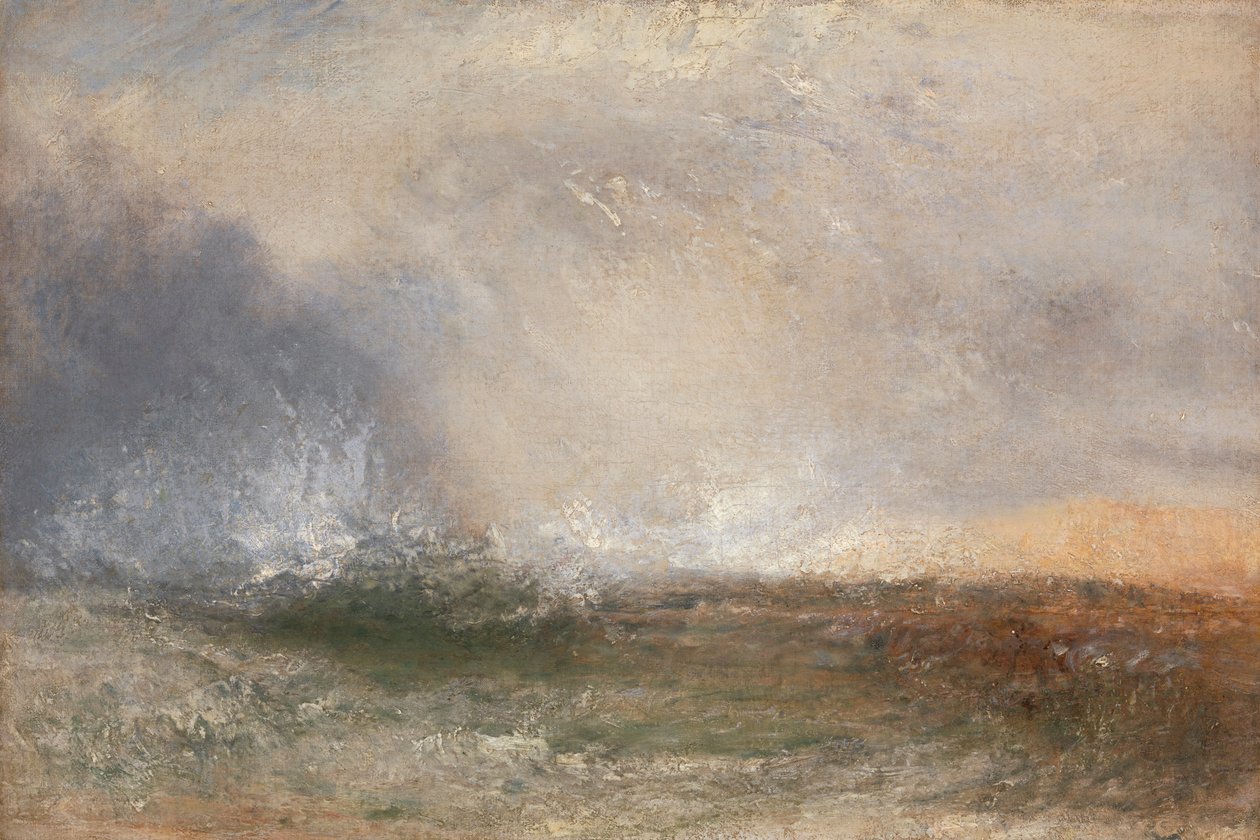 Mare in Tempesta che si Infrange sulla Riva da Joseph Mallord William Turner
