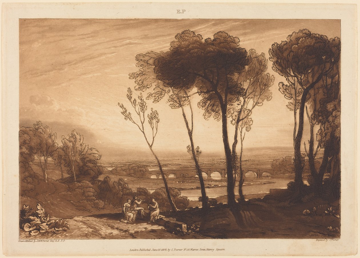 Il ponte in lontananza da Joseph Mallord William Turner