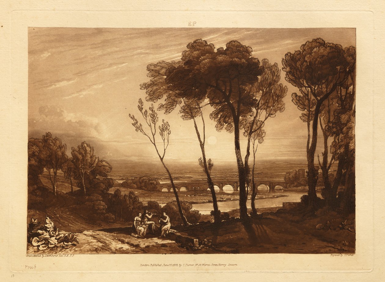 Il ponte a media distanza da Joseph Mallord William Turner