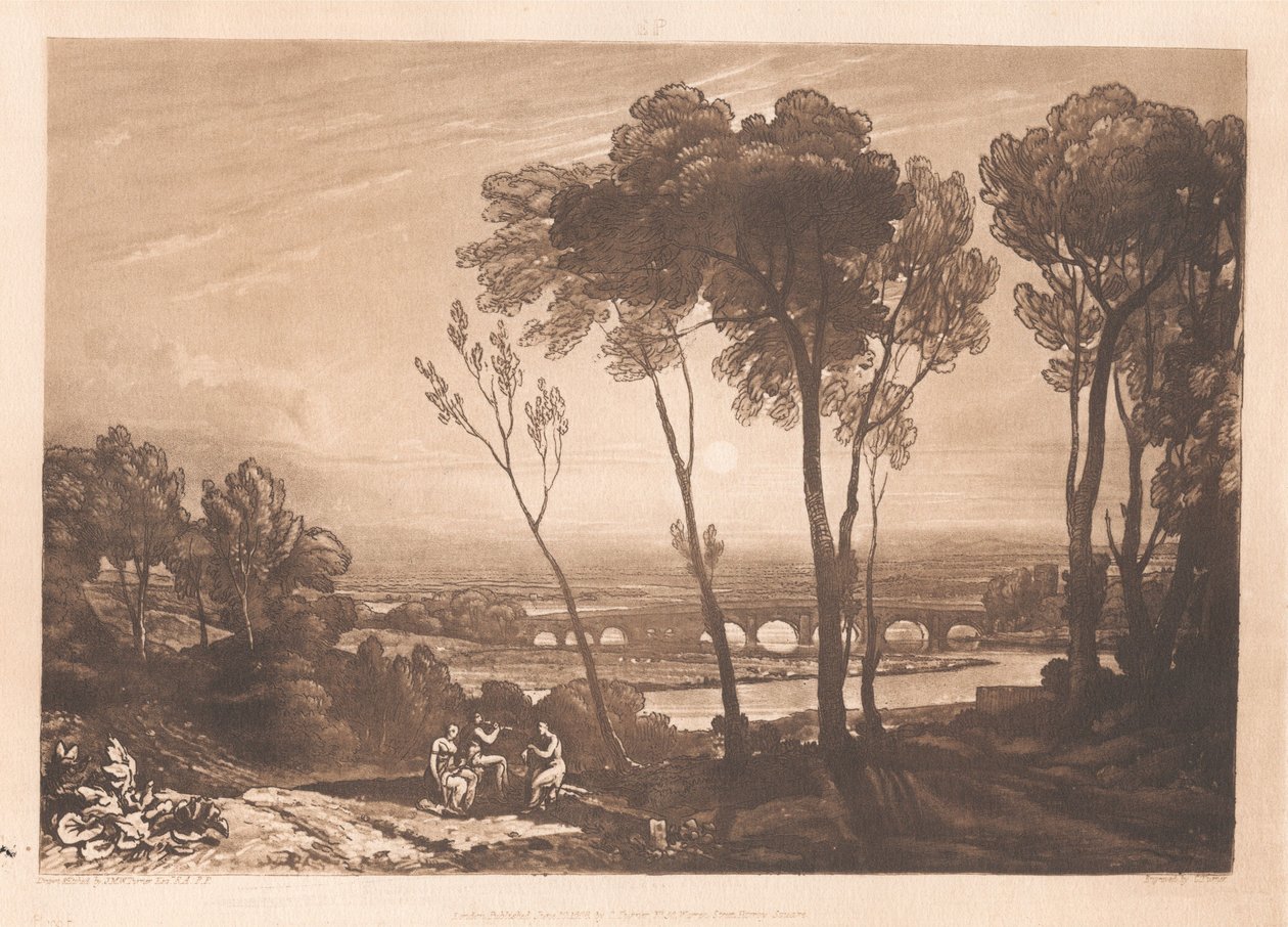 Il ponte a media distanza da Joseph Mallord William Turner