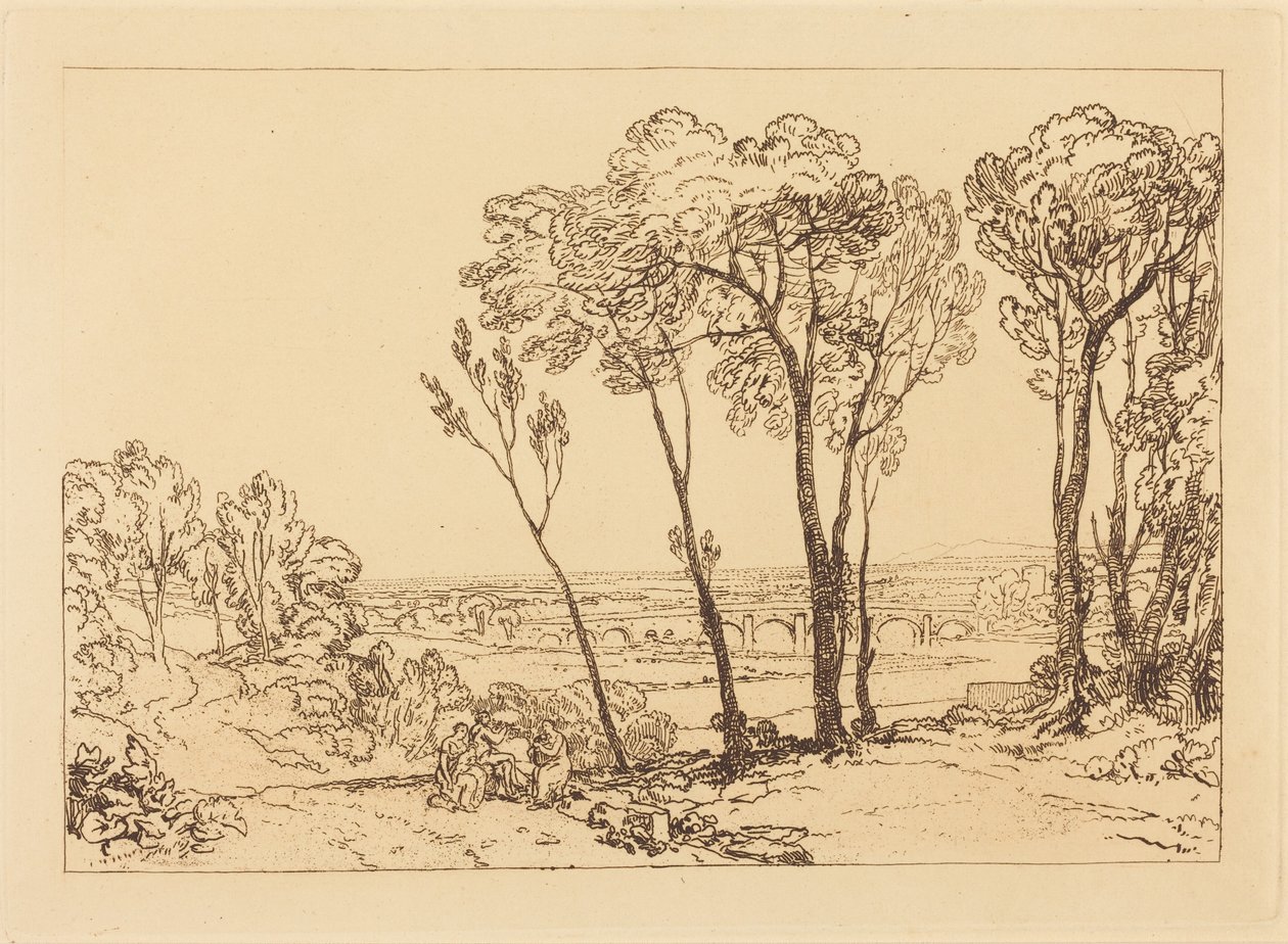 Il ponte a media distanza da Joseph Mallord William Turner
