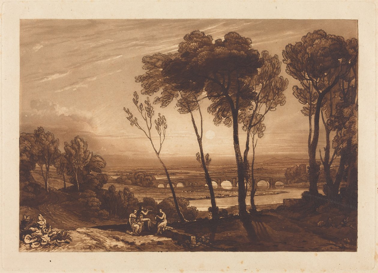 Il ponte a media distanza da Joseph Mallord William Turner