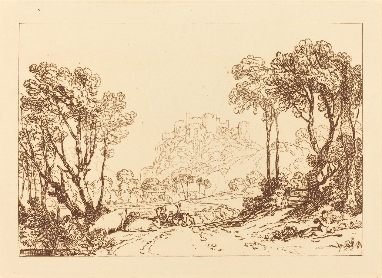 Il Castello Sopra i Prati da Joseph Mallord William Turner