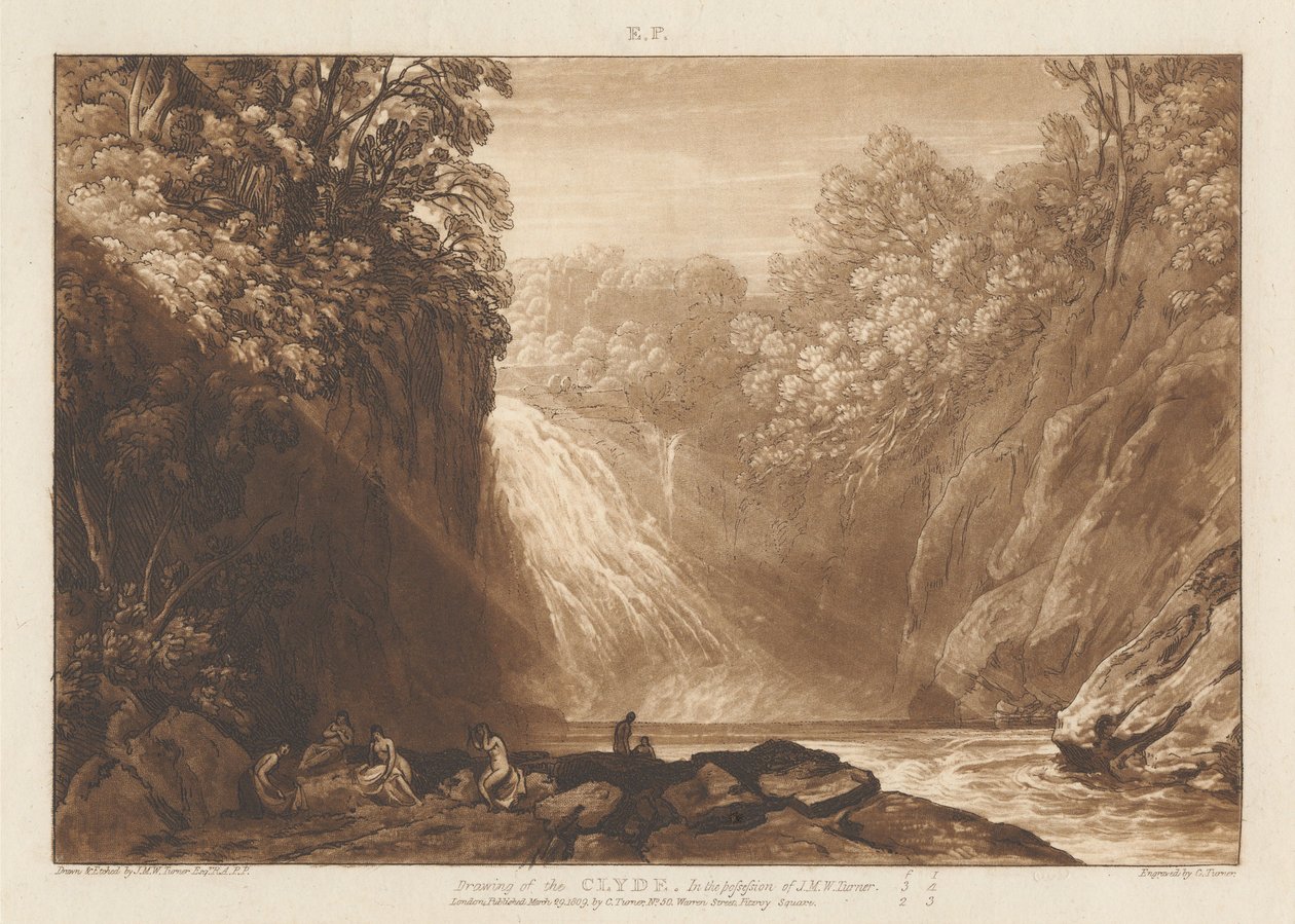 Il disegno del Clyde da Joseph Mallord William Turner