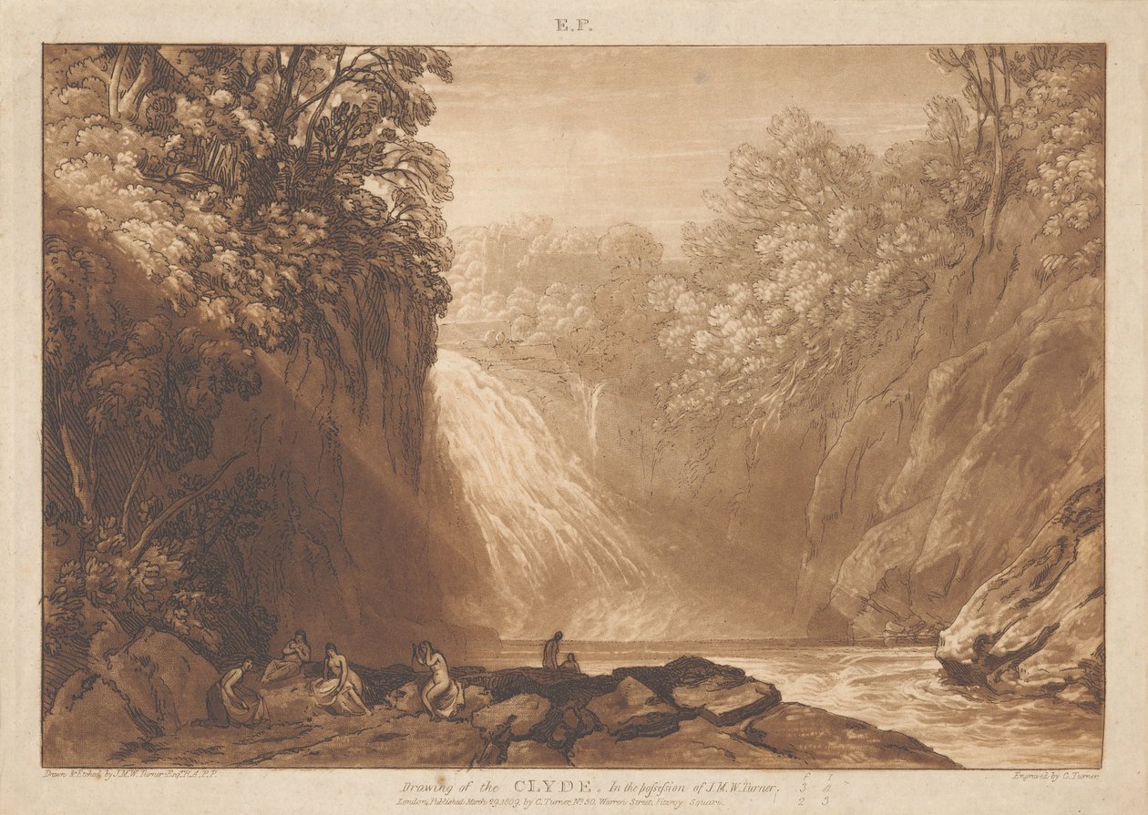 Il disegno del Clyde da Joseph Mallord William Turner