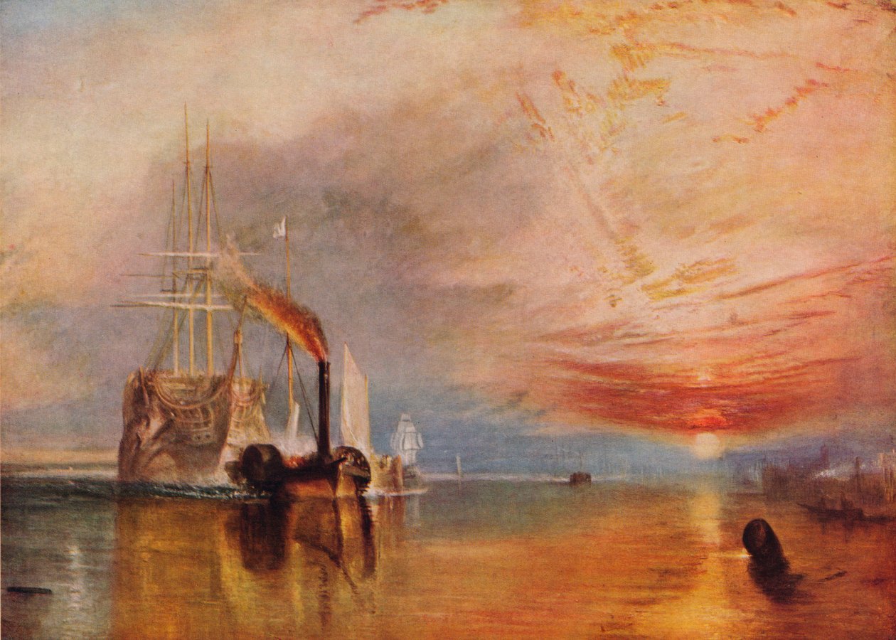 La battaglia del Temeraire, 1839 da Joseph Mallord William Turner