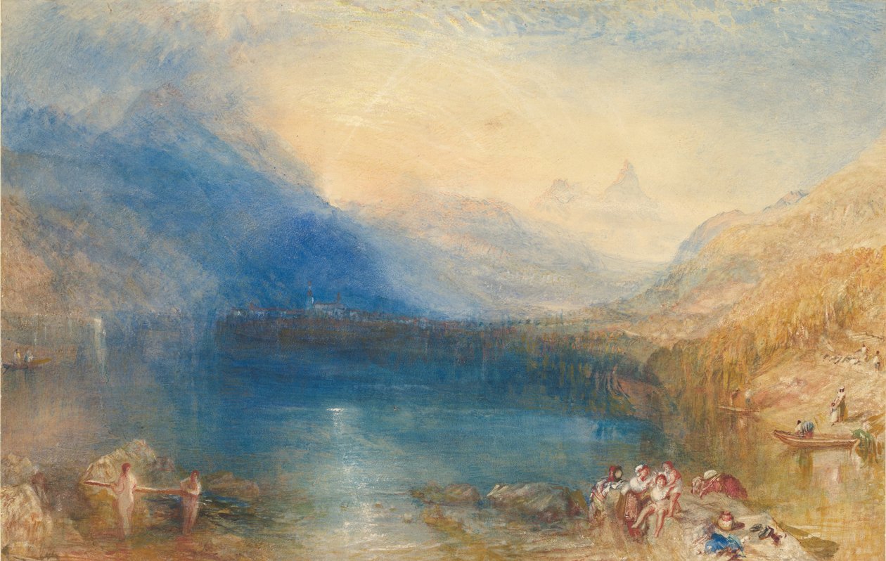 Il lago di Zug da Joseph Mallord William Turner